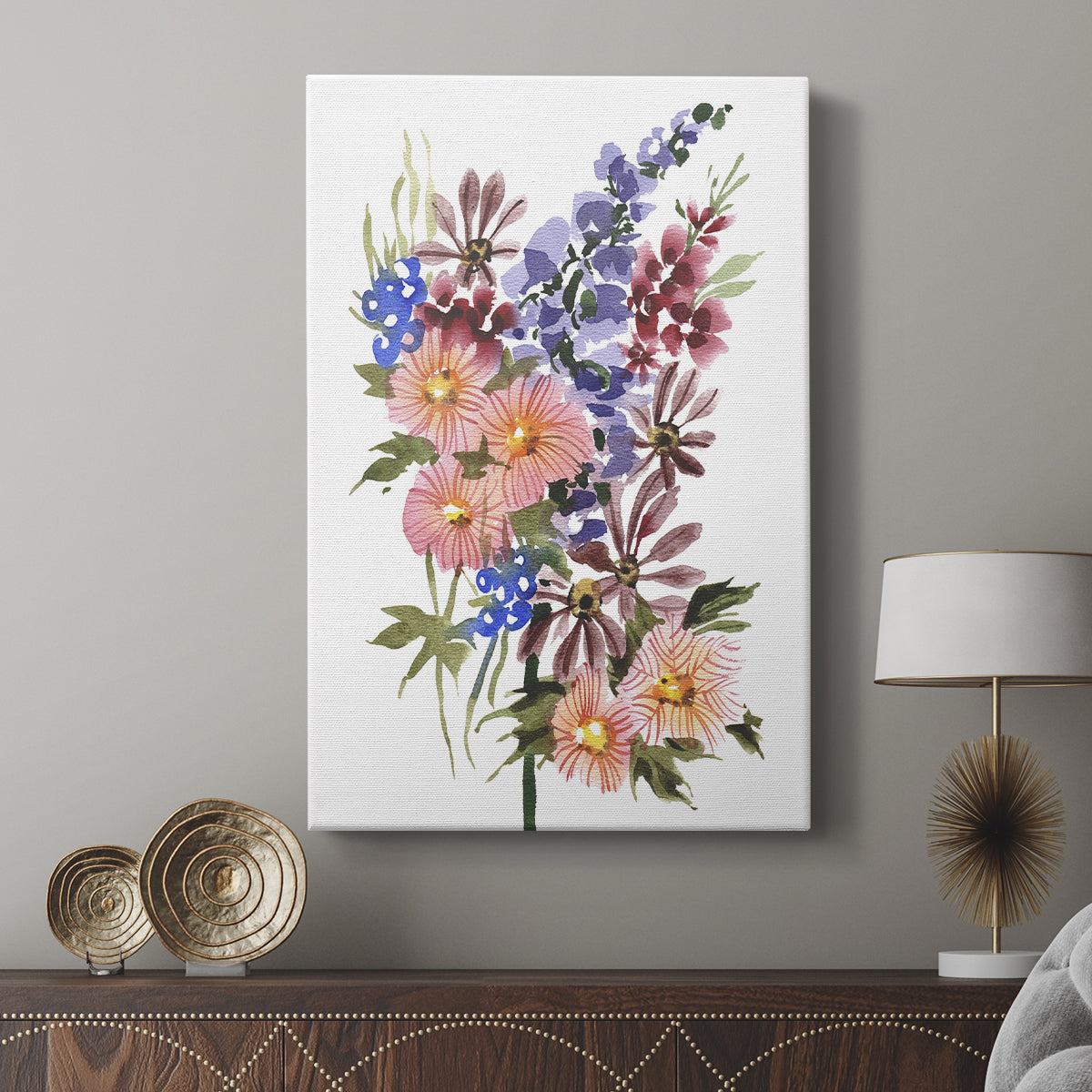 Garden Bouquets III - Canvas Art Print