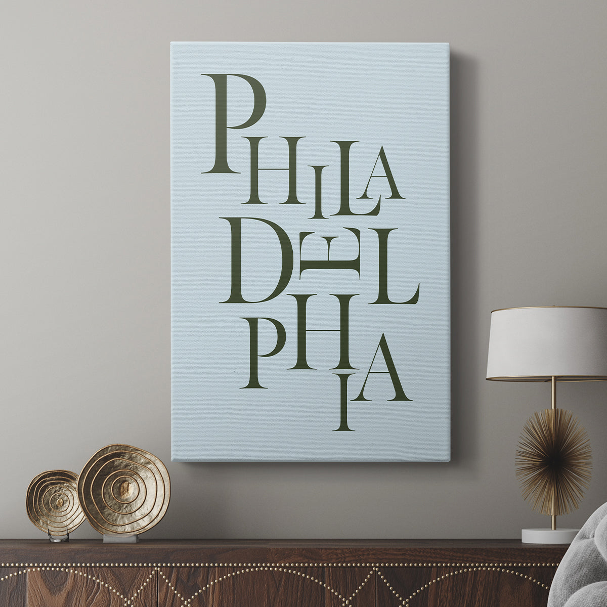 City Center Type IV - Canvas Art Print