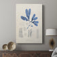 Blue Marine Algae VII - Canvas Art Print
