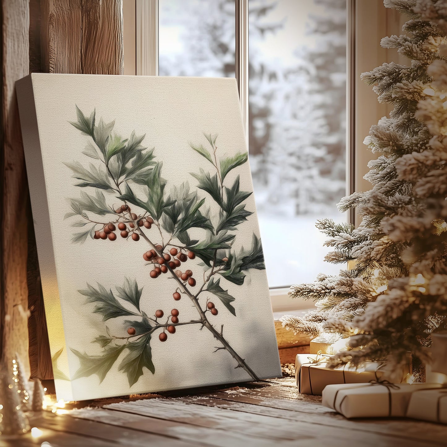 Gilded Serenade of Twilight - Canvas Art Print
