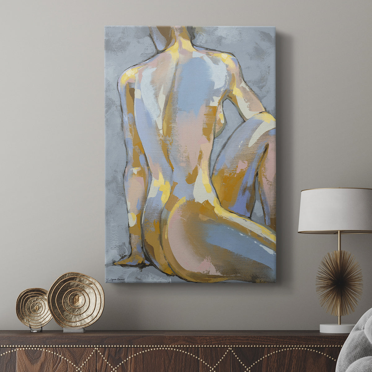 Grey Maiden II - Canvas Art Print