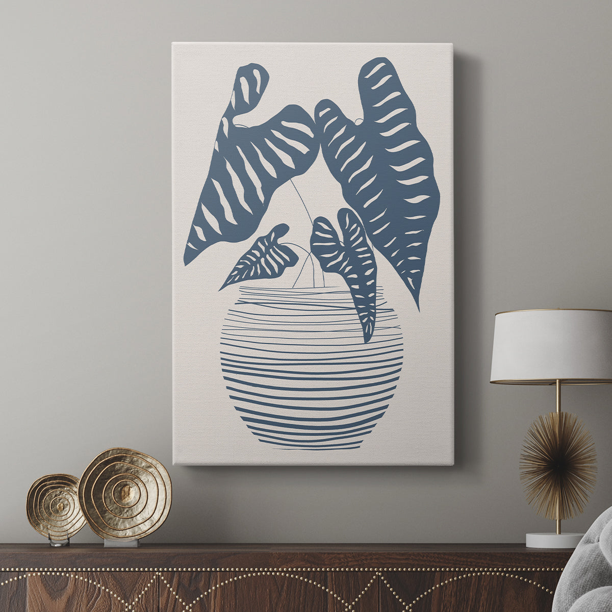 Wired in Monochrome I - Canvas Art Print