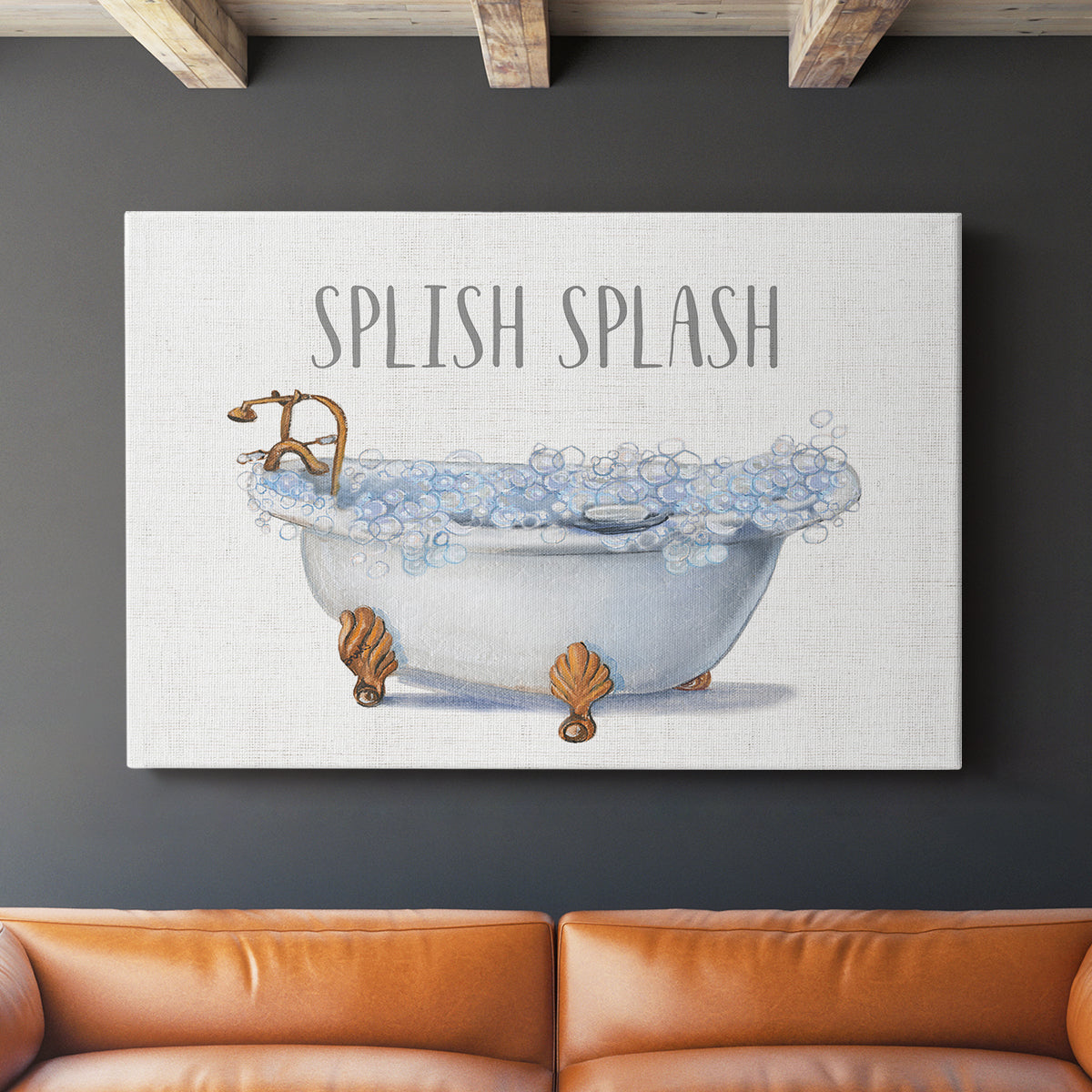 Splish Splash - Canvas Art Print