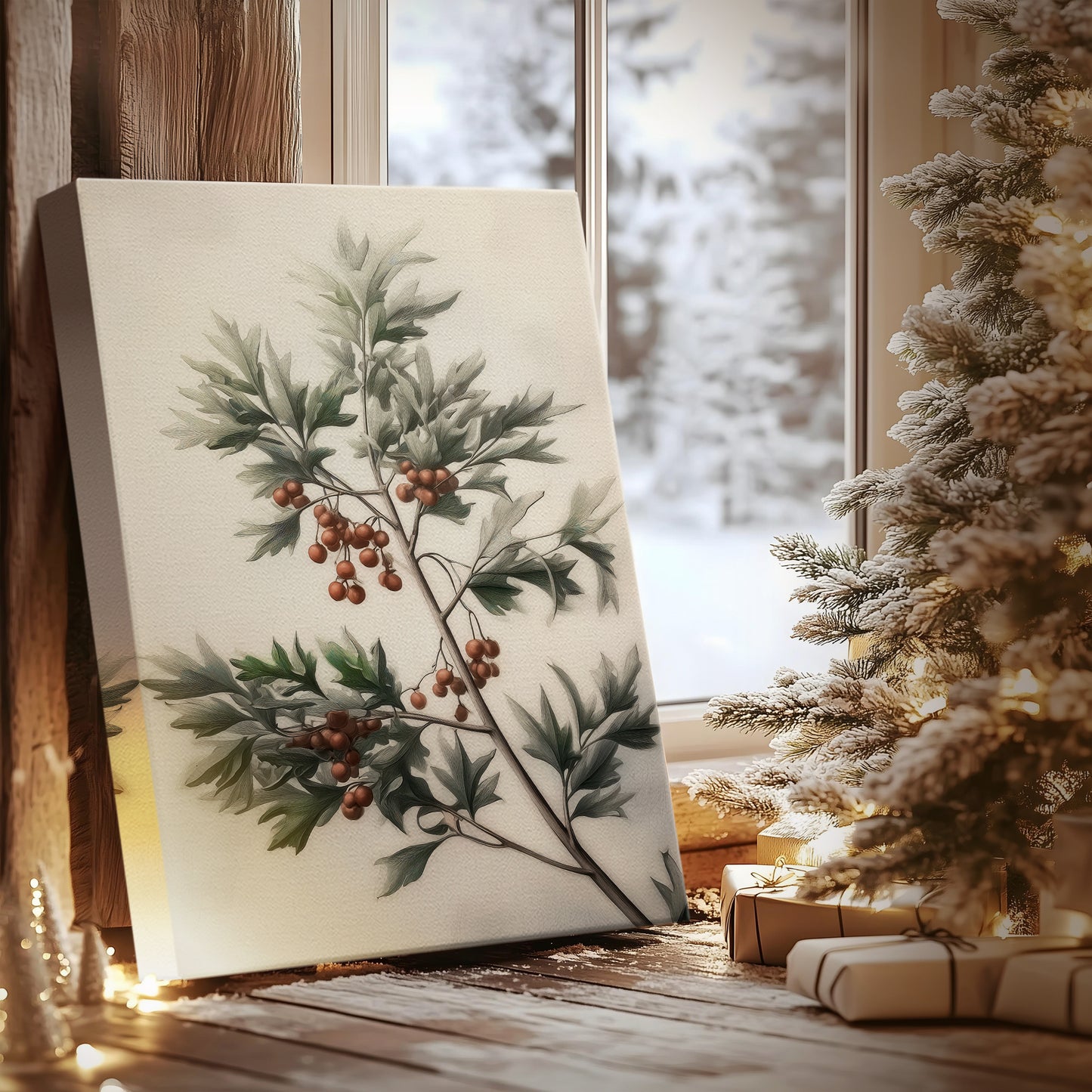 Gilded Icicles Chapel - Canvas Art Print