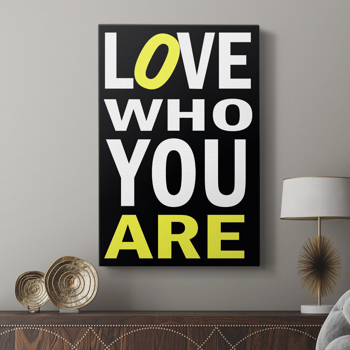Love Who You Are - Canvas Art Print