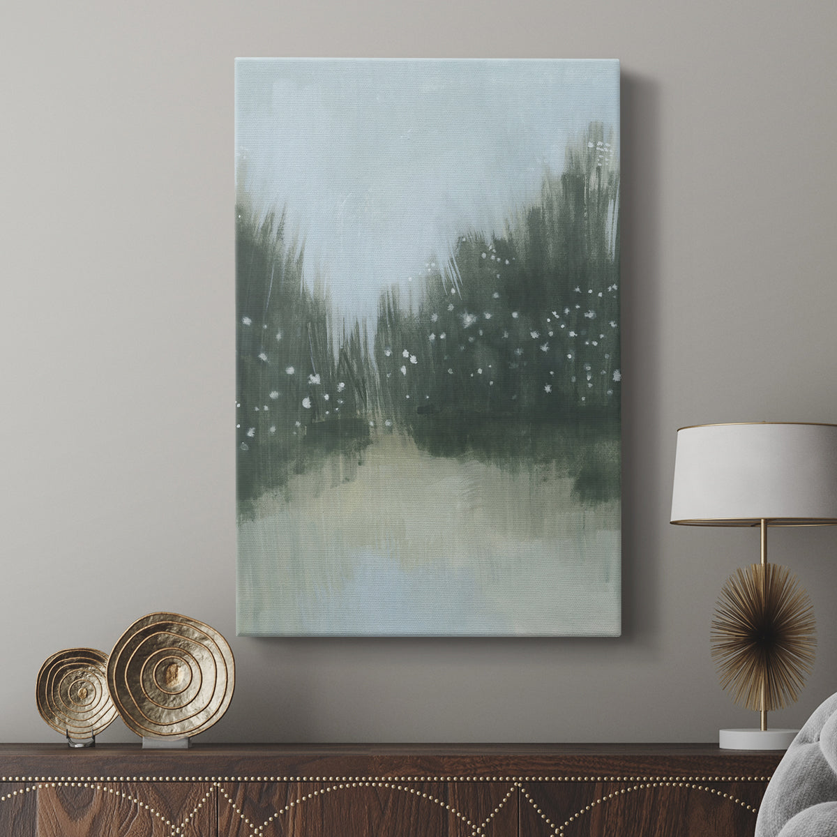 Marsh Morning Fog II - Canvas Art Print