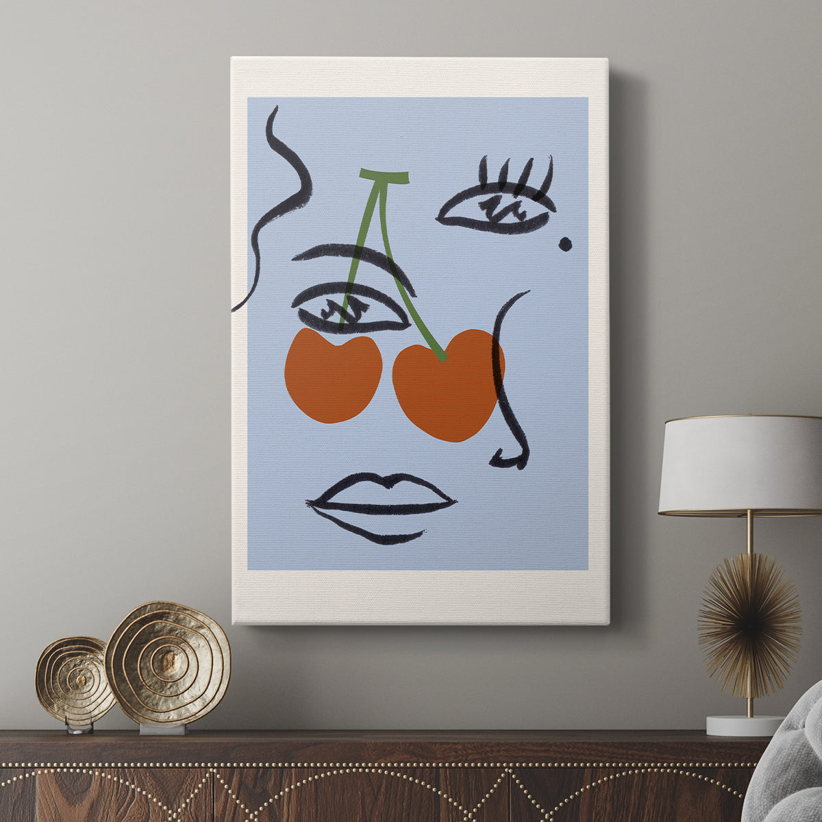 Cherry Baby I - Canvas Art Print