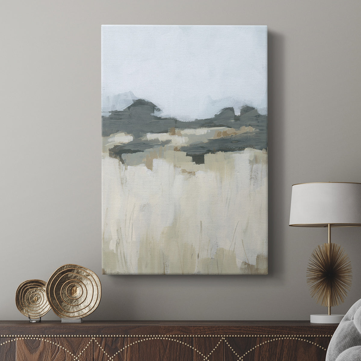 Brushstroke Badlands II - Canvas Art Print