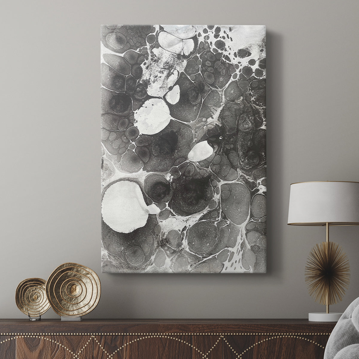 Marbling IV - Canvas Art Print