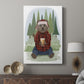 Lumberjack Bear Latte - Canvas Art Print