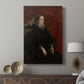 Canvas art print featuring a classic aristocratic portrait with soft lighting and refined features displayed in a modern interior space.