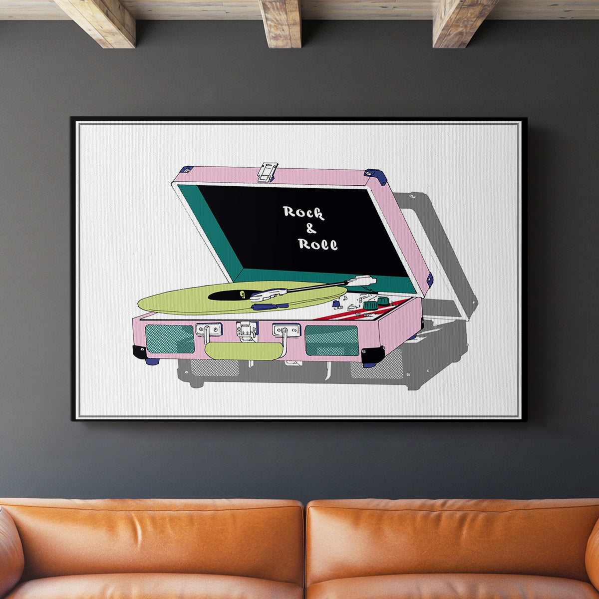 Record Shop I - Canvas Art Print