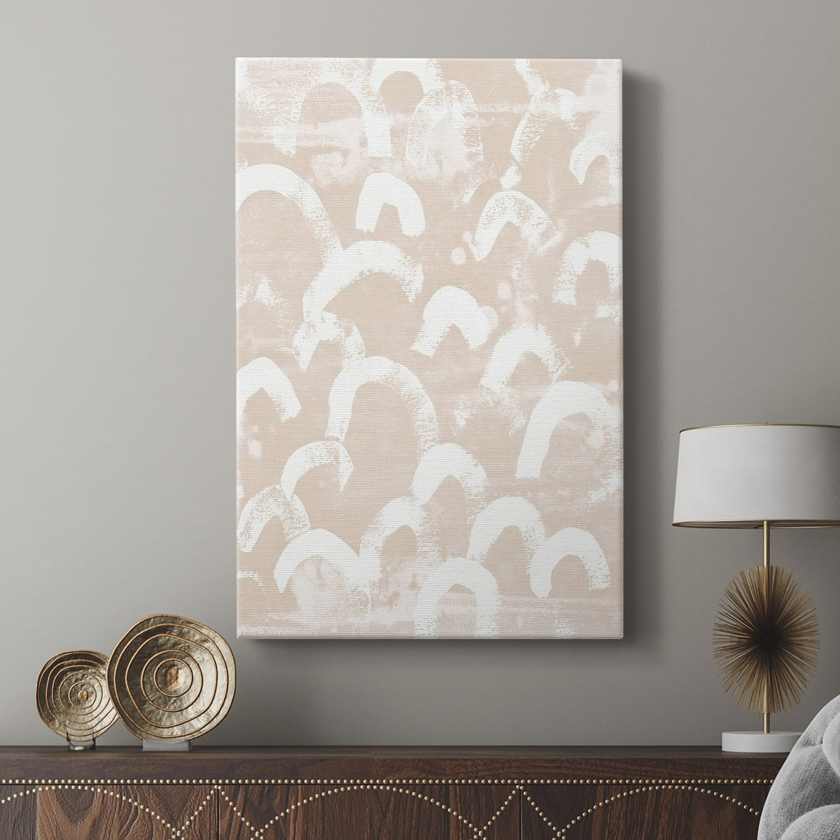 Earth Etching II - Canvas Art Print