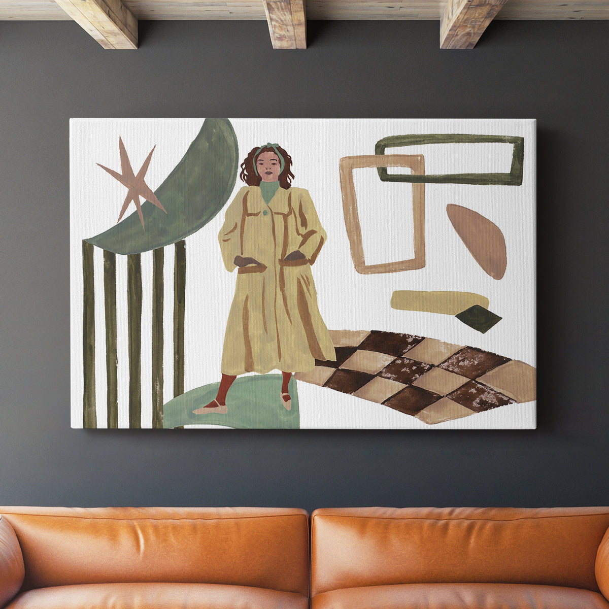 Vintage Vibes VI - Canvas Art Print