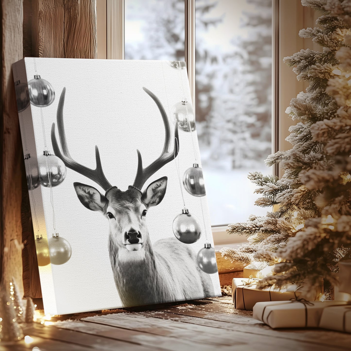 Pearled Lantern at Dusk - Canvas Art Print