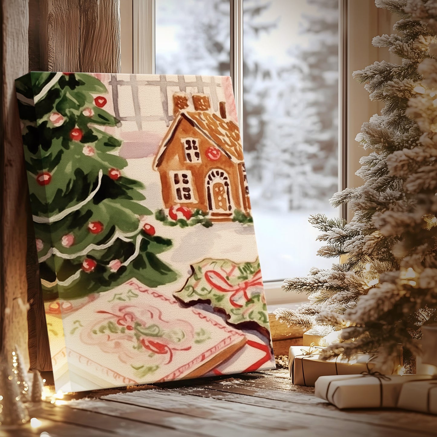 Sugar Wreath of Dusk - Canvas Art Print