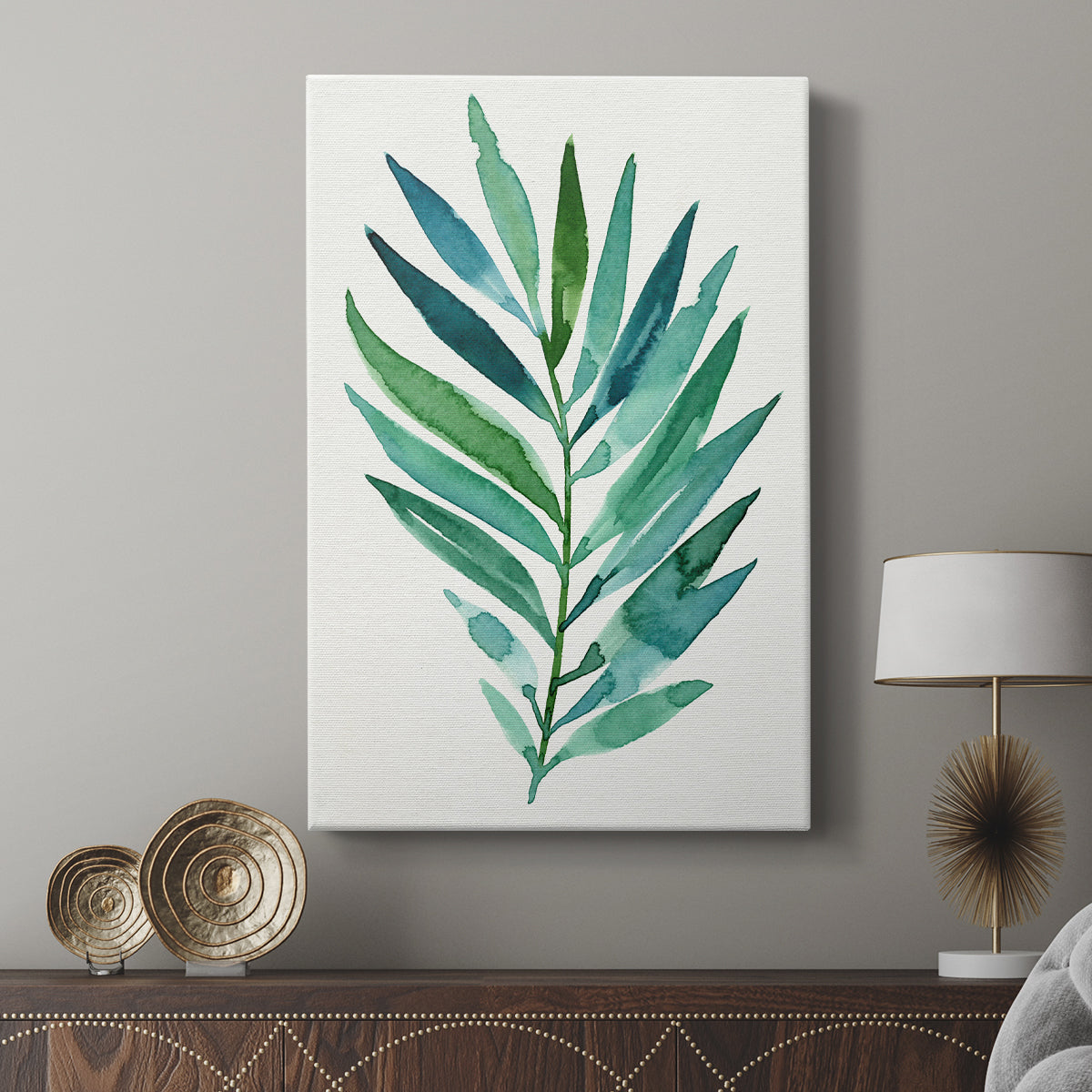 Palm Frond Flow I - Canvas Art Print