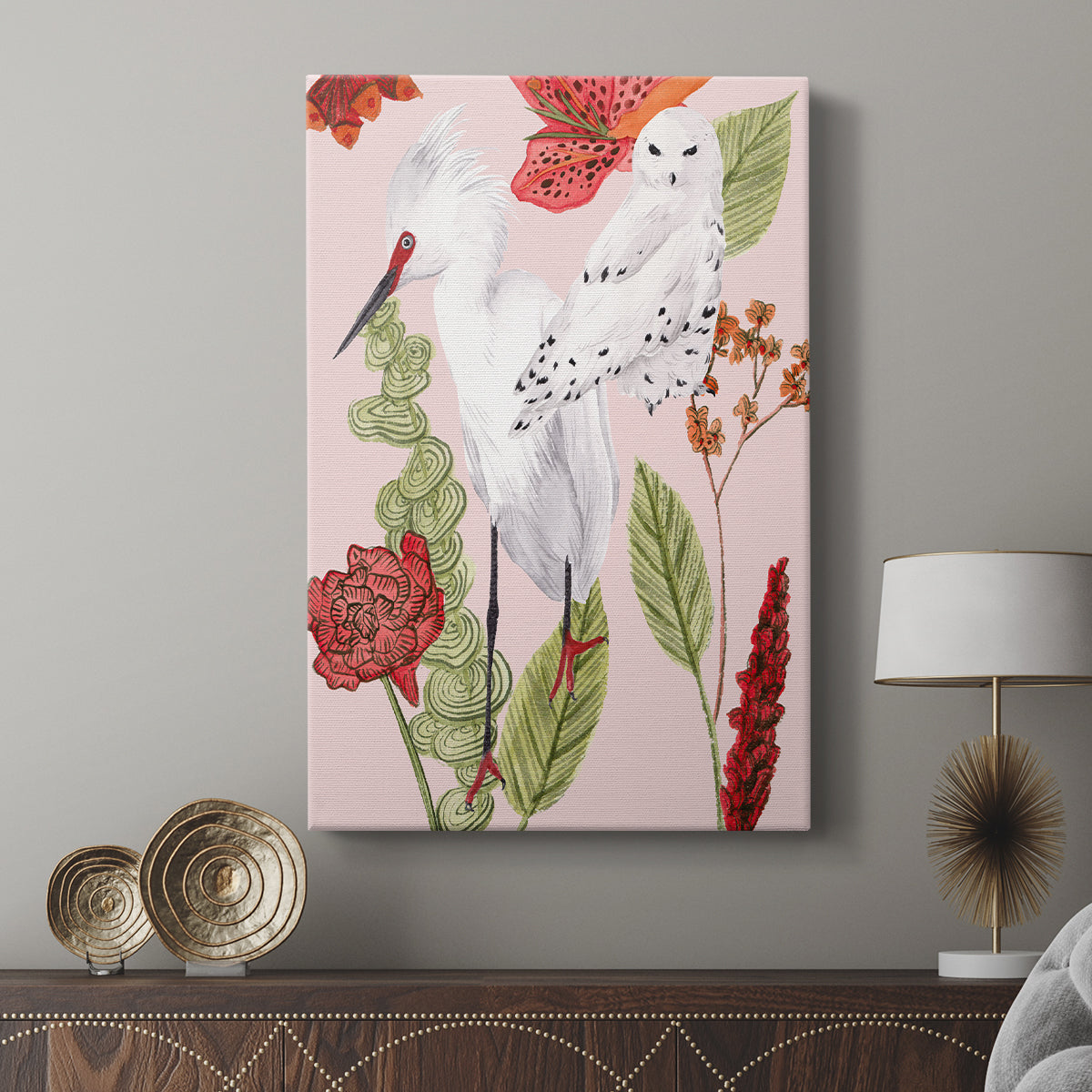 Birds in Motion III - Canvas Art Print
