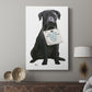 Love and Black Labrador - Canvas Art Print