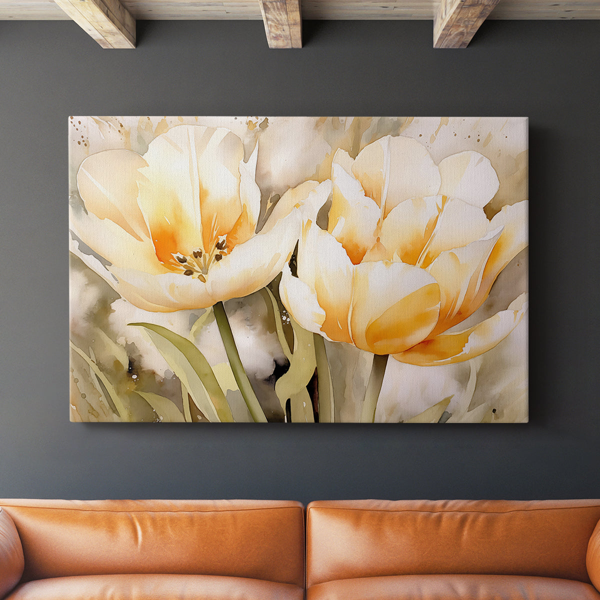 Floral Watercolor XXVI - Canvas Art Print