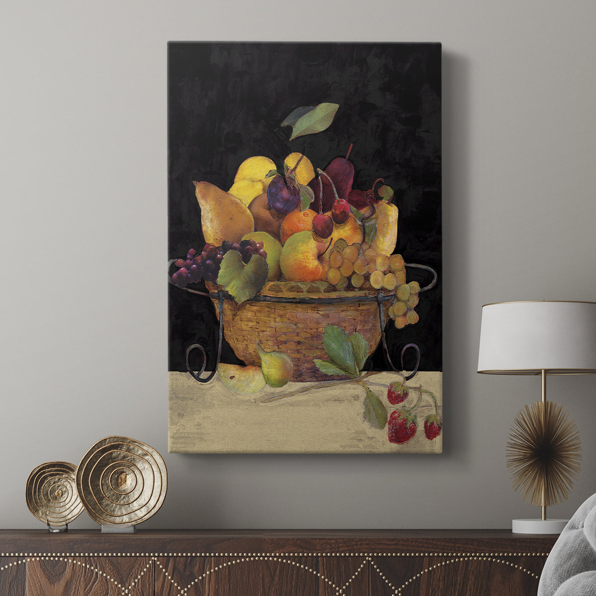 Fruit Basket II Revisit - Canvas Art Print