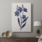 Indigo Botanical Study II - Canvas Art Print