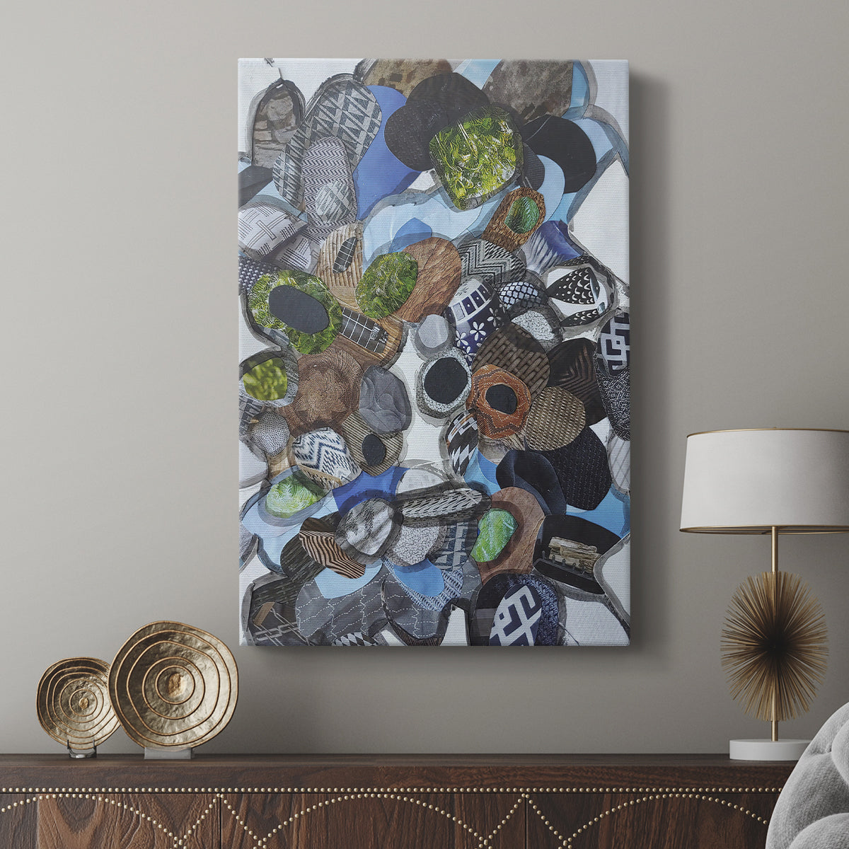 Catalina Island Blue Glass - Canvas Art Print