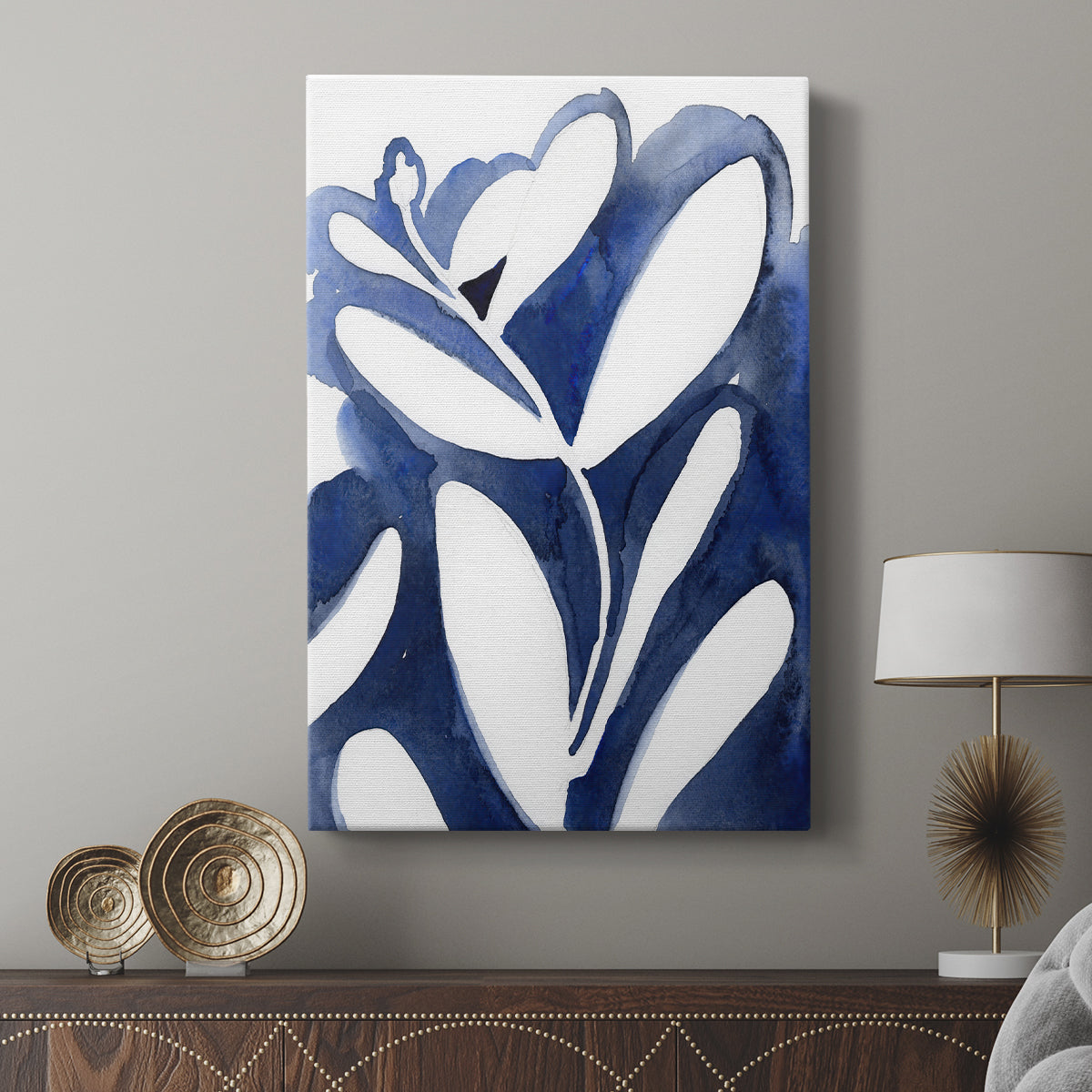 Blue Eucalyptus I - Canvas Art Print