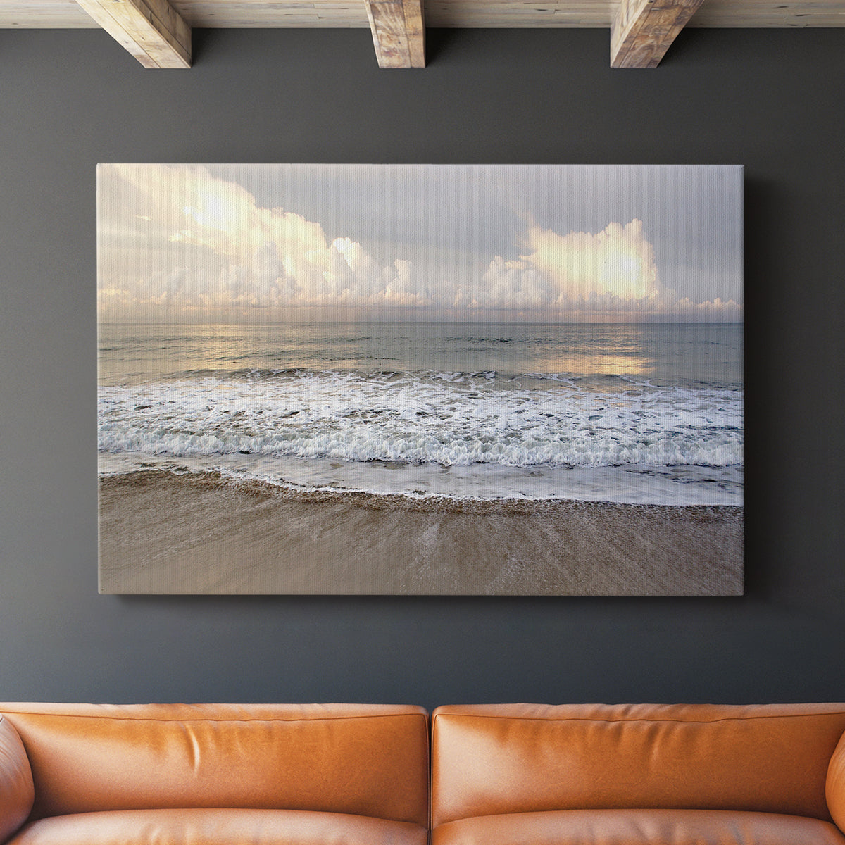 Ebbing Wave - Canvas Art Print