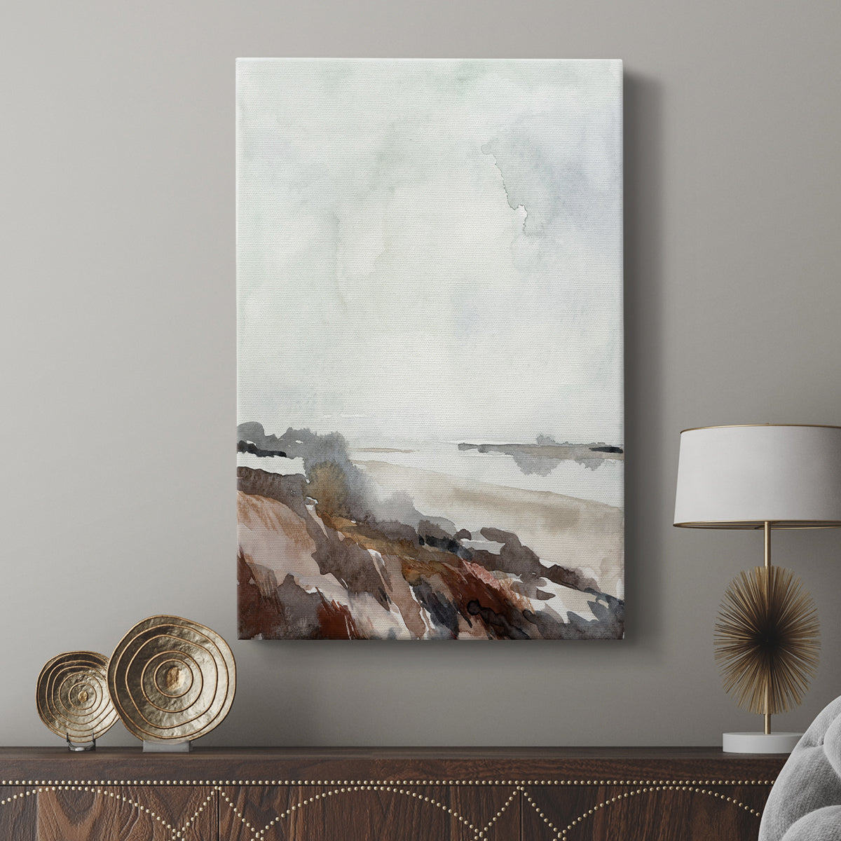 Coastal Inlet Study II - Canvas Art Print