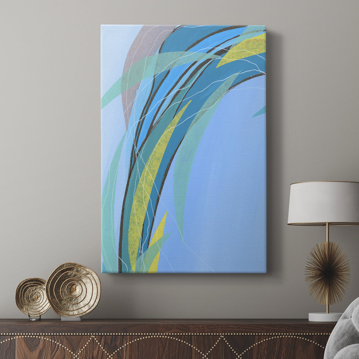 Circulating Flow III - Canvas Art Print