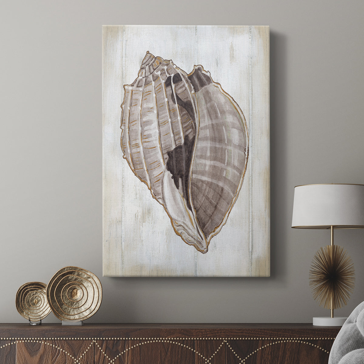 Ocean Cone II - Canvas Art Print
