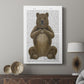 Bear and Hand Heart - Canvas Art Print
