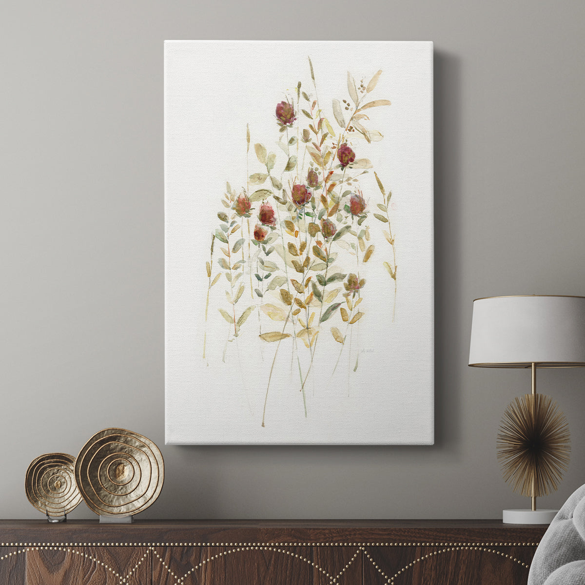 Wildflower Breeze I - Canvas Art Print