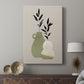 Simple Bud Vases II - Canvas Art Print