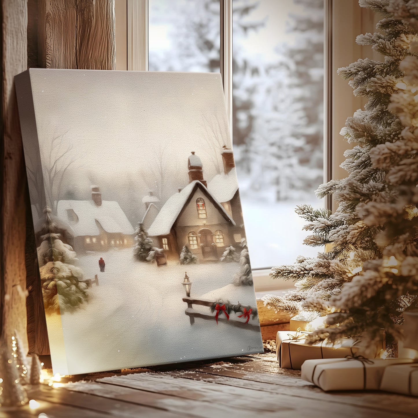 Lantern of Sugar Serenade - Canvas Art Print
