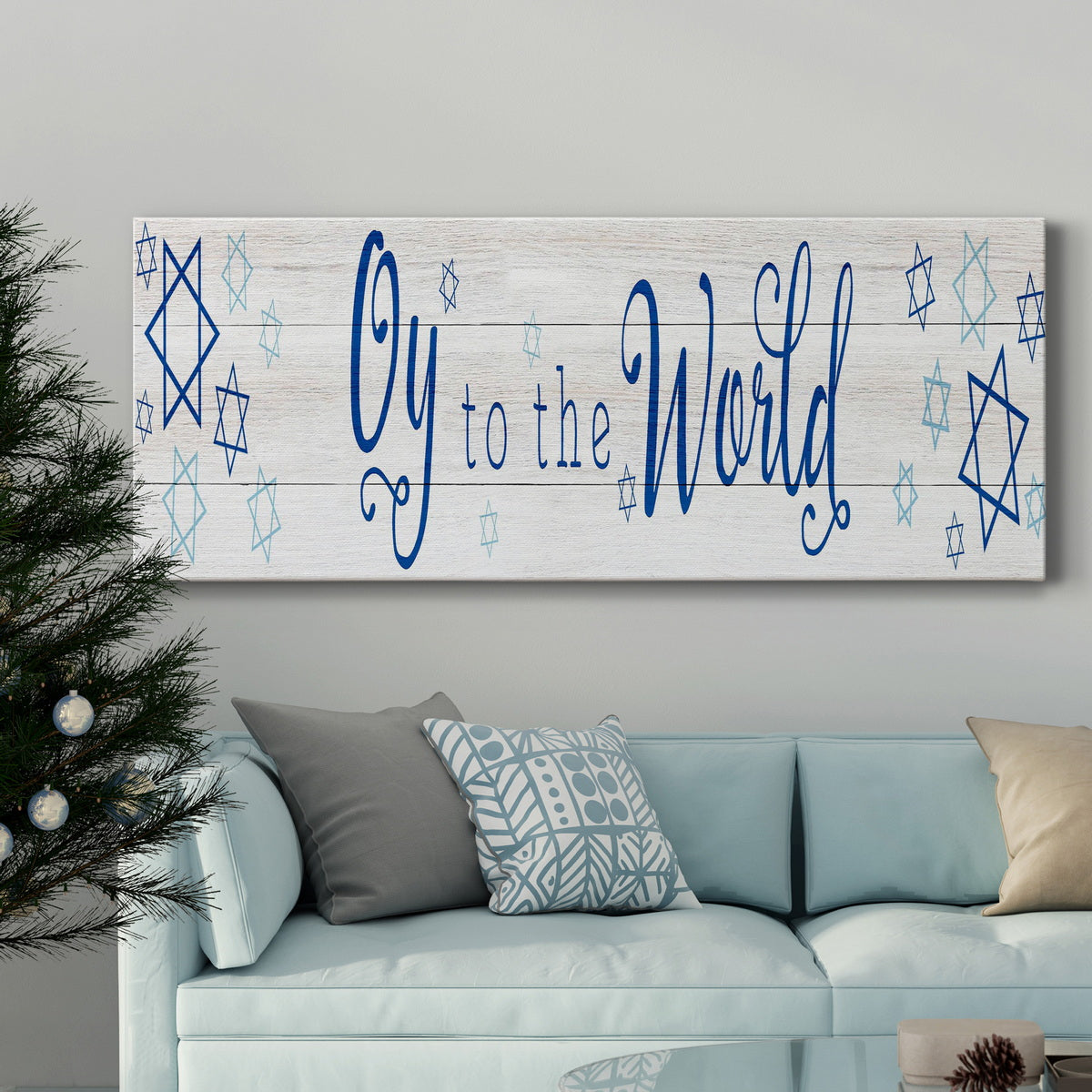 Oy to the World Premium Gallery Wrapped Canvas - Ready to Hang