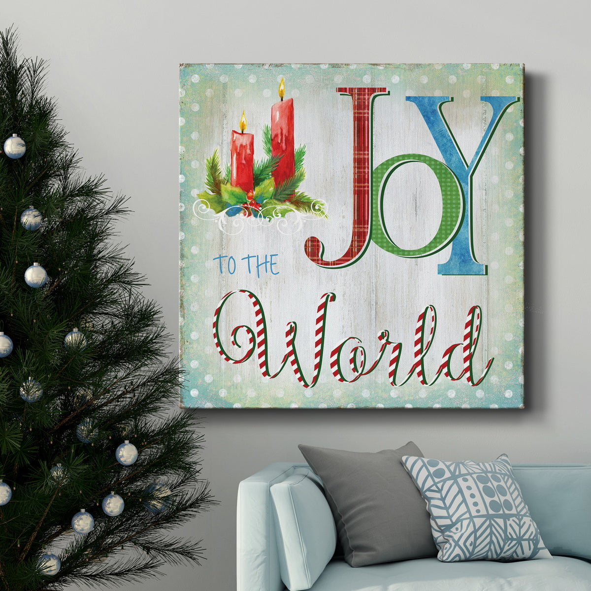 Candle Joy-Premium Gallery Wrapped Canvas - Ready to Hang