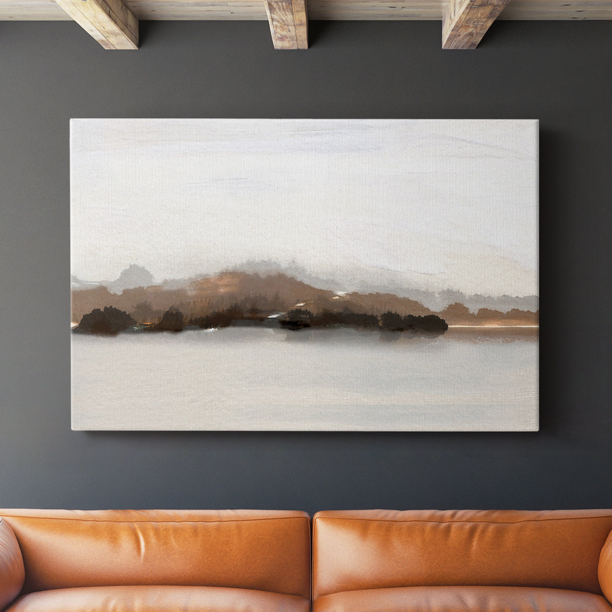 Slauson Mountain at Dusk - Canvas Art Print