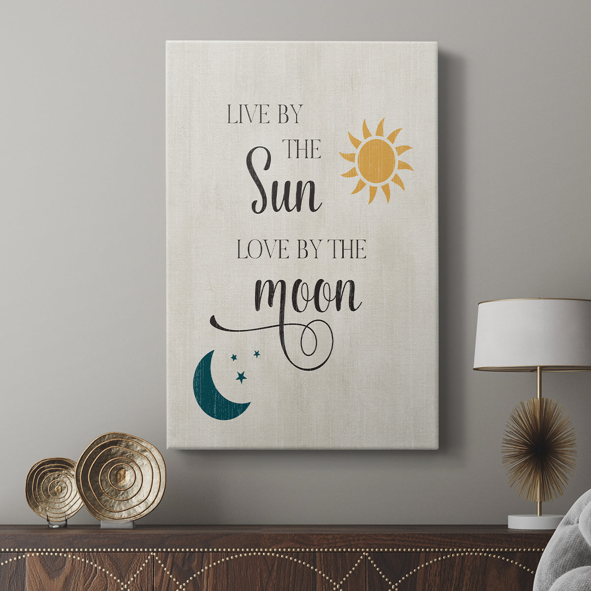 Sun and Moon - Canvas Art Print
