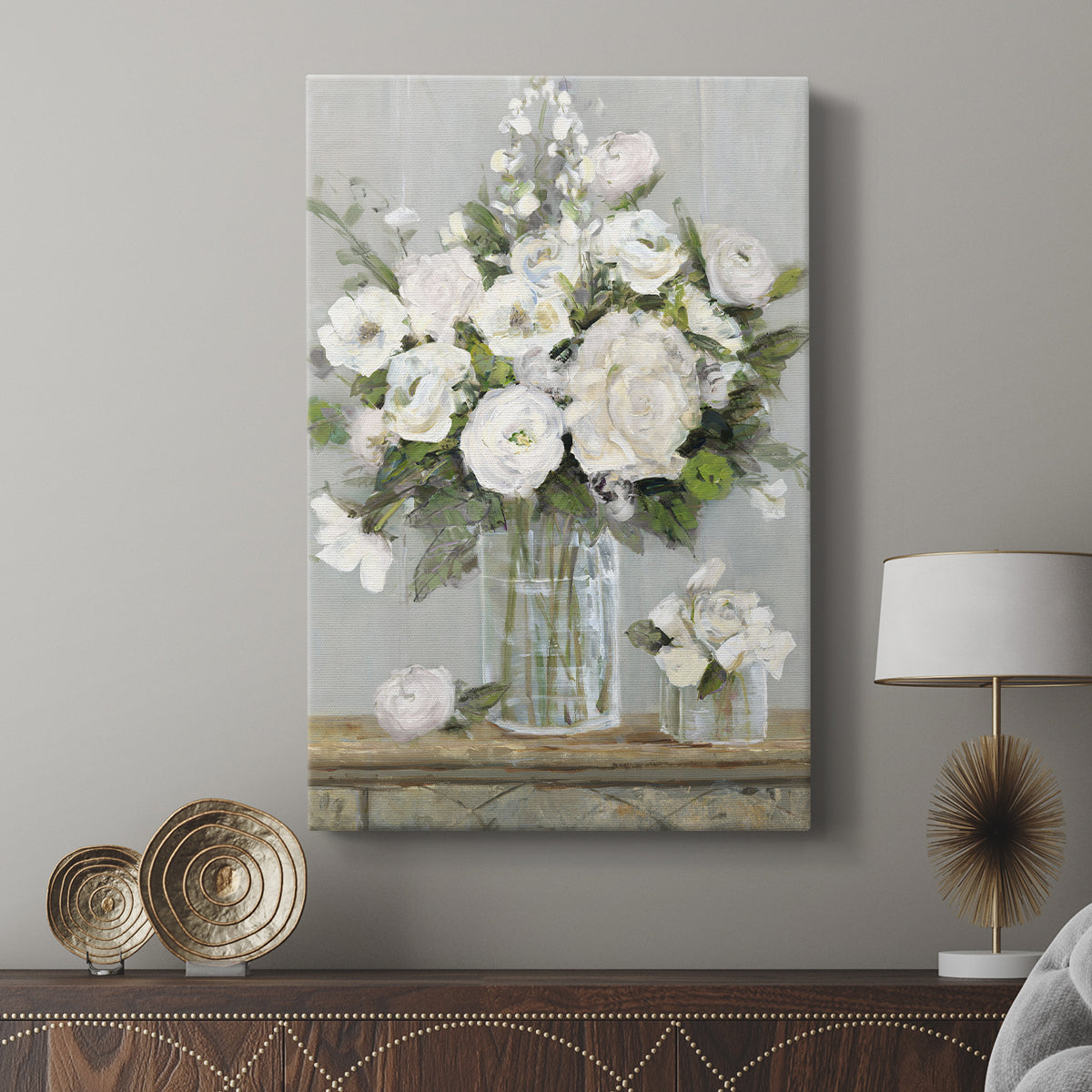 Cottage Whites - Canvas Art Print