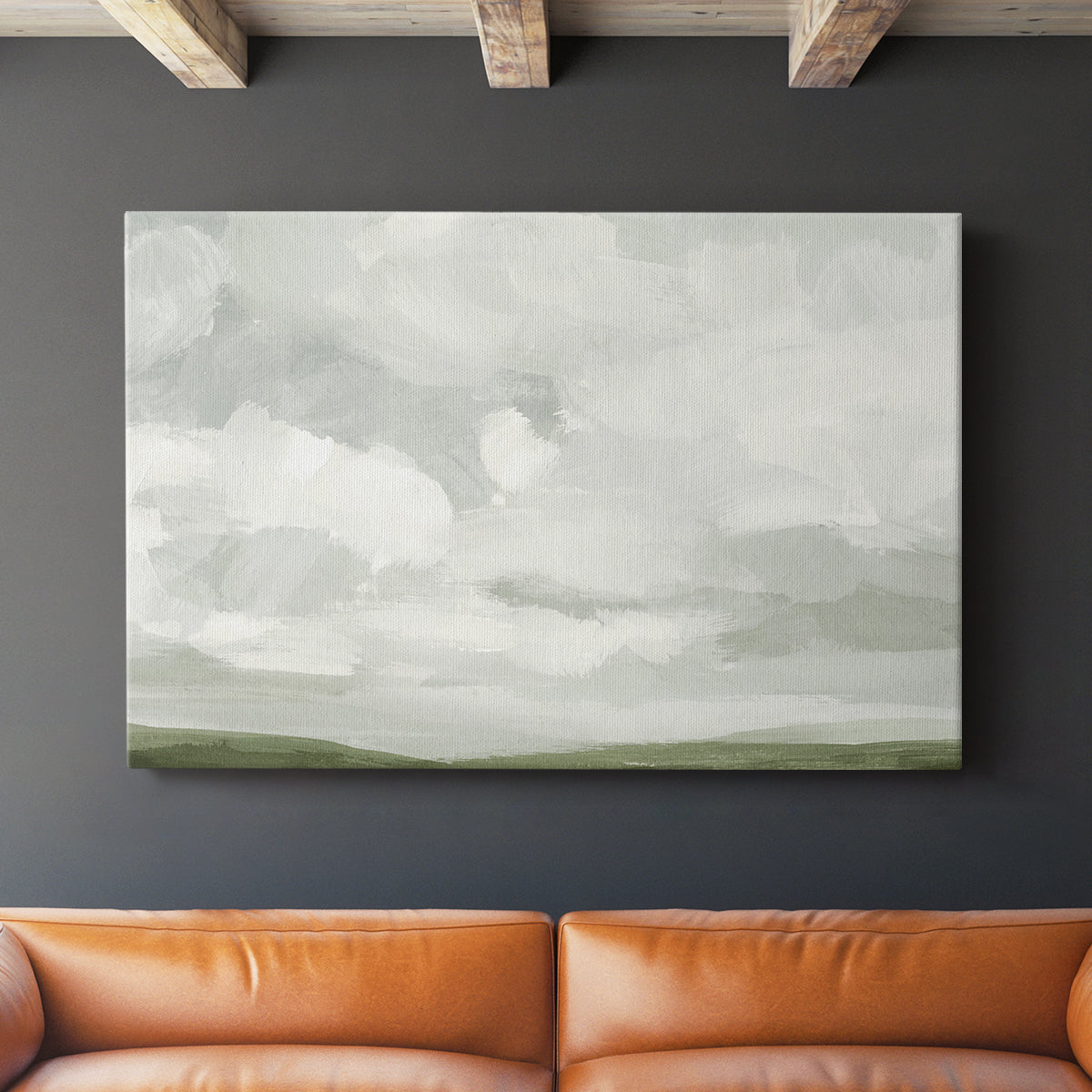 Gray Stone Sky IV - Canvas Art Print