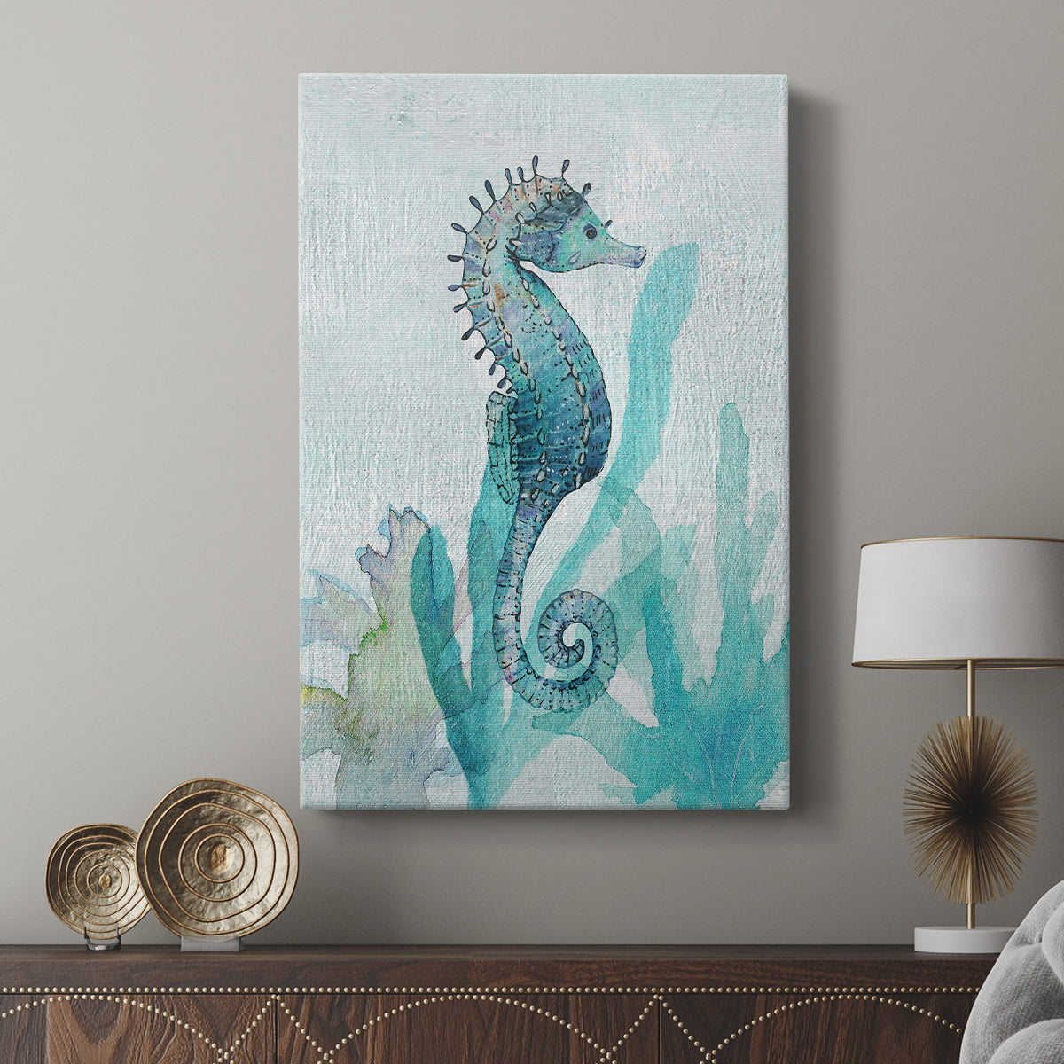 Seahorse I - Canvas Art Print