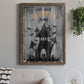 Haunted House - Premium Canvas Framed in Barnwood - Ready to Hang