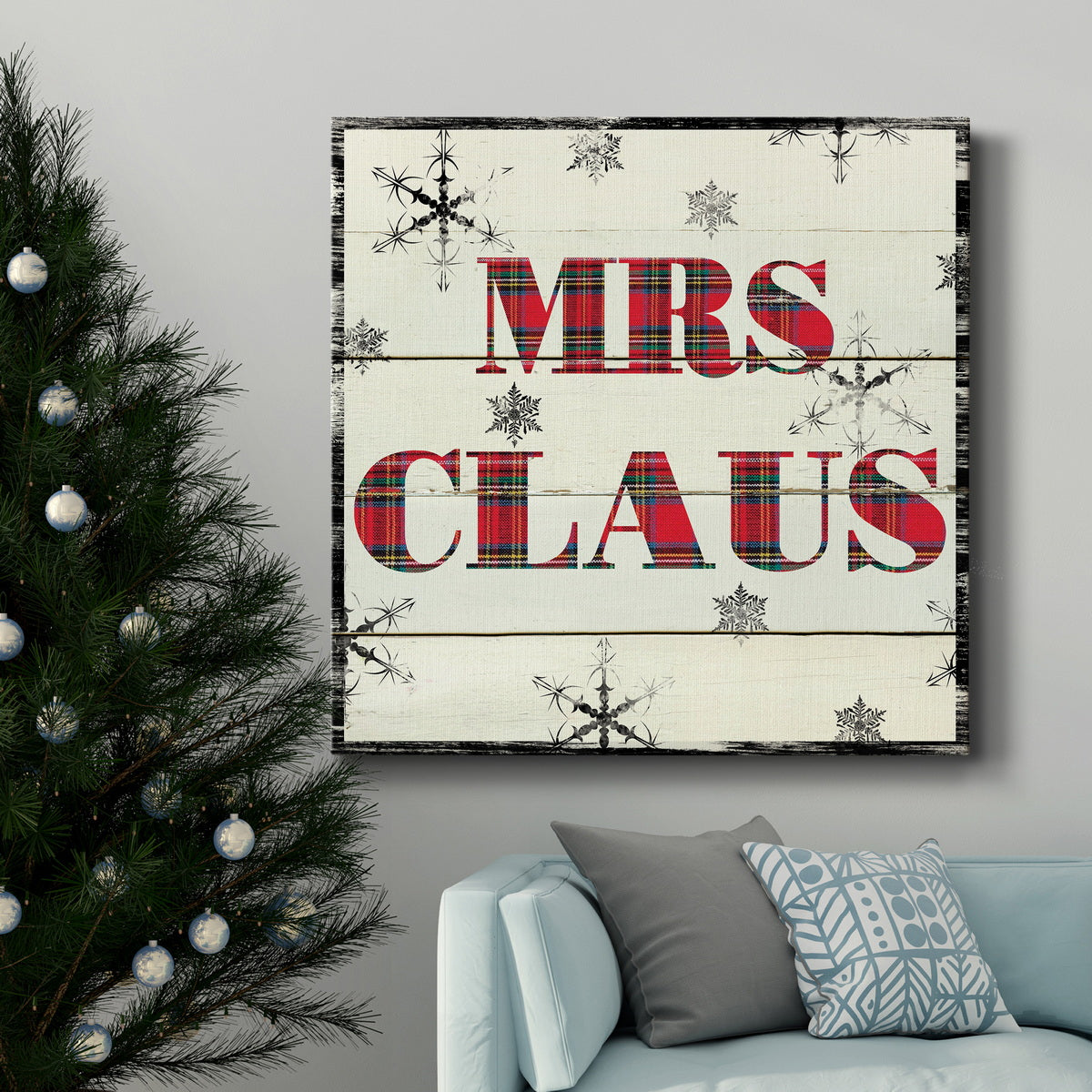 Mrs. Claus-Premium Gallery Wrapped Canvas - Ready to Hang