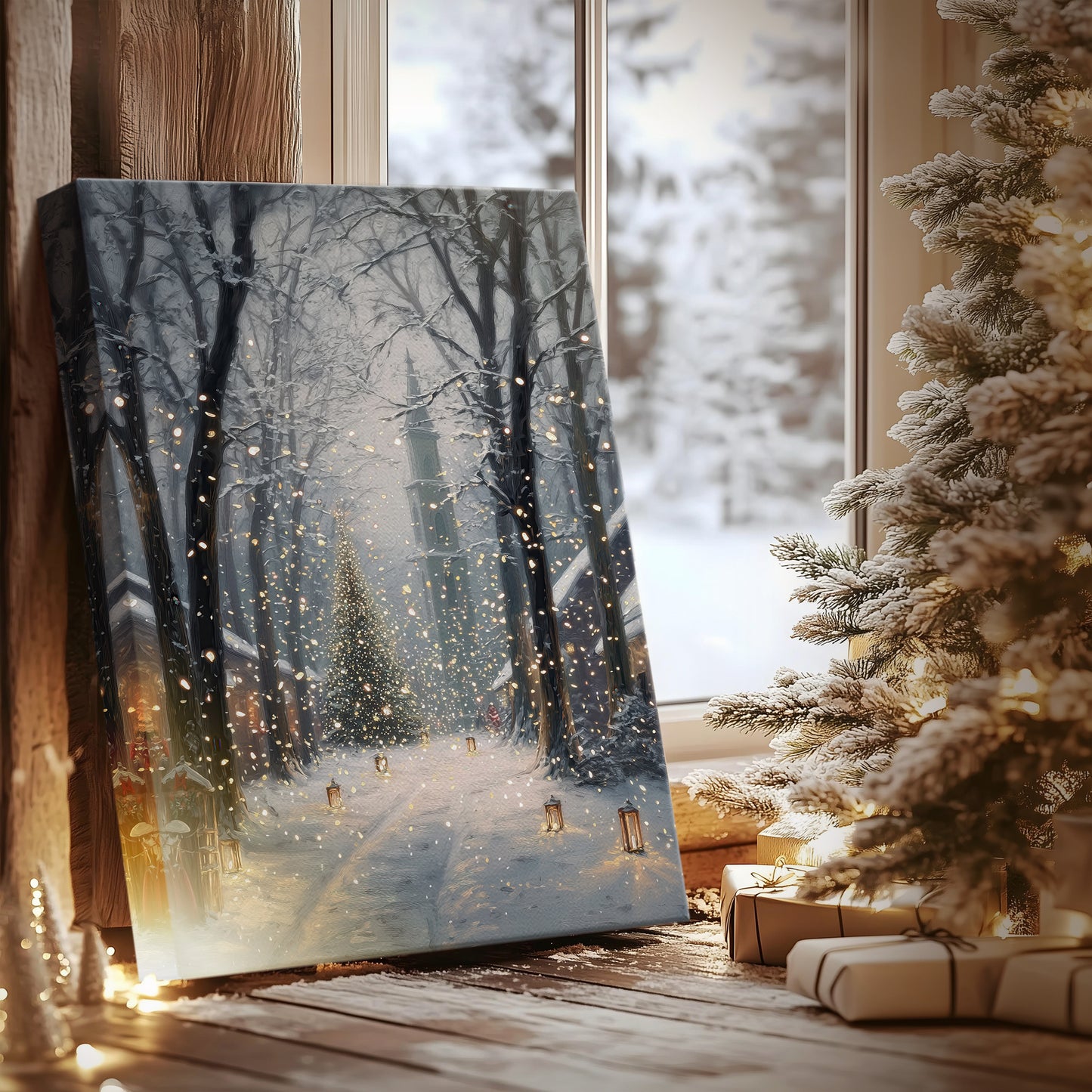 Chalk Serenade - Canvas Art Print