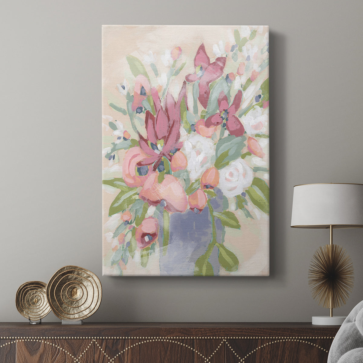 Blush Array I - Canvas Art Print