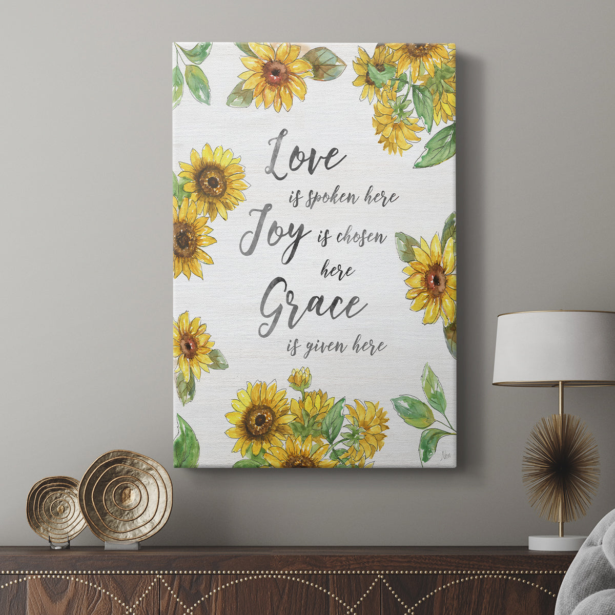 Grace Given Here - Canvas Art Print