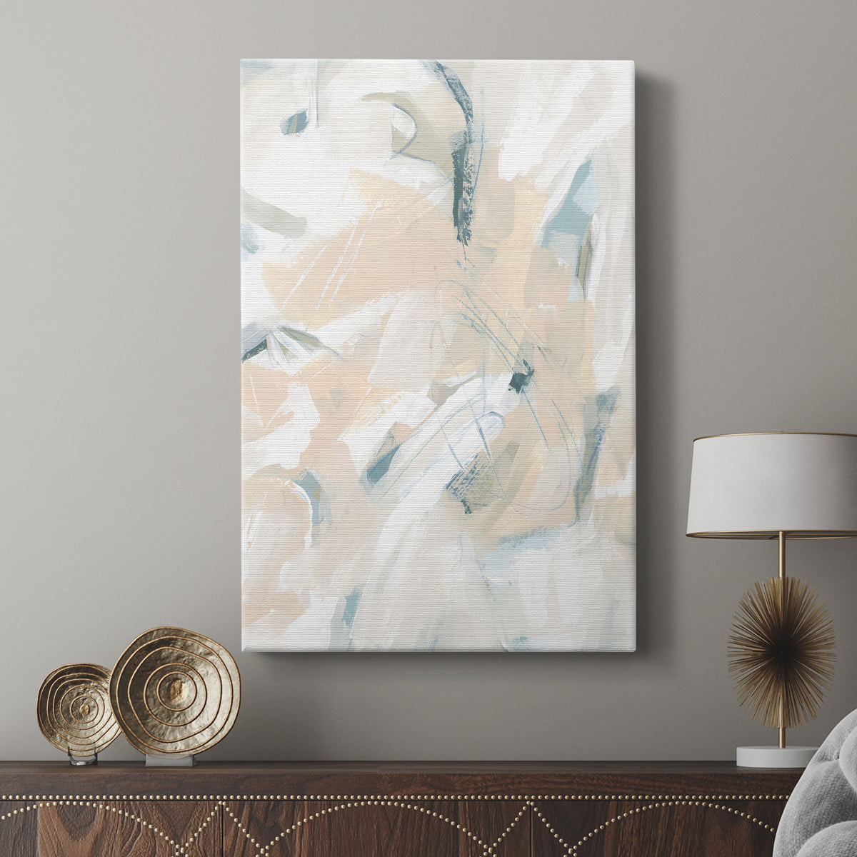 Sandstone Engraving II - Canvas Art Print