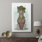 Rabbit Carrot Hat - Canvas Art Print